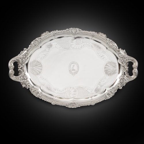 A Regency Two-Handled Tray
